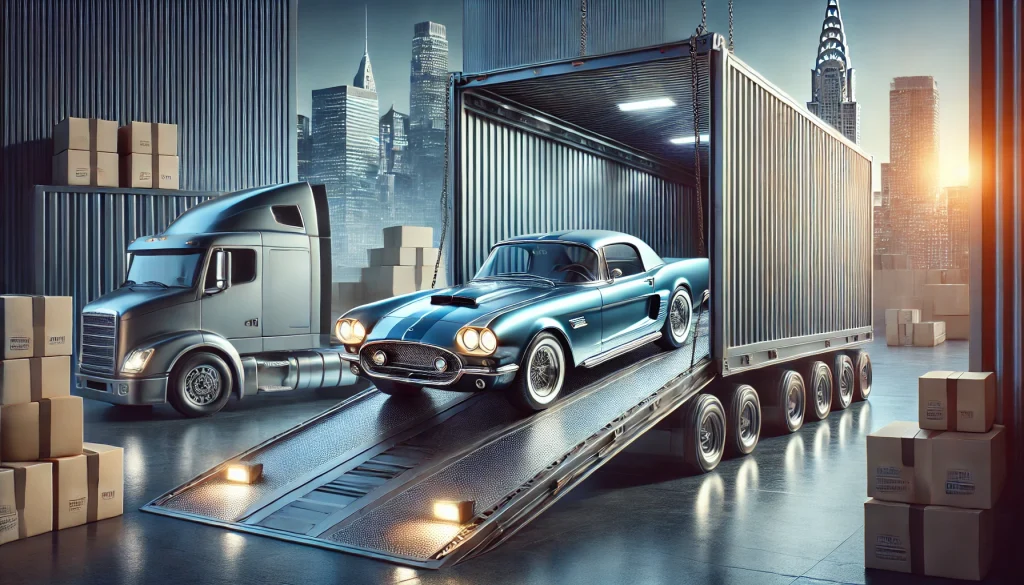 Classic car collecting and selling as a profitable investment, highlighting the importance of secure car transport services to protect vehicle value.